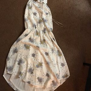 White floral dress